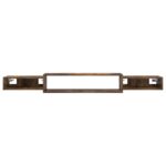 vidaXL Nástenný TV kabinet Nástenná montáž Dymový dub 180 x 28 x 21 cm – Obrázok 5