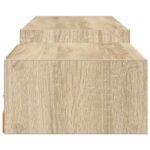 vidaXL Nástenný TV kabinet Nástenná montáž Dub sonoma 220 x 28 x 21 cm – Obrázok 6