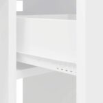 vidaXL Jedálenský stôl 115 x 70 x 75 cm Kompozitné drevo Biela – Obrázok 9