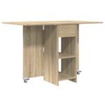vidaXL Jedálenský stôl 115 x 70 x 75 cm Kompozitné drevo Dub sonoma – Obrázok 2