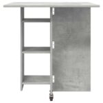 vidaXL Jedálenský stôl 115 x 70 x 75 cm Kompozitné drevo Betónovo sivá – Obrázok 7