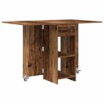 vidaXL Jedálenský stôl 115 x 70 x 75 cm Kompozitné drevo Staré drevo – Obrázok 2