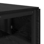 vidaXL Jedálenský stôl 122 x 80 x 76,5 cm Kompozitné drevo Čierny dub – Obrázok 8