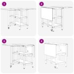 vidaXL Jedálenský stôl 122 x 80 x 76,5 cm Kompozitné drevo Sivý Sonoma – Obrázok 9