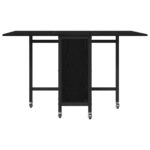 vidaXL Skladací jedálenský stôl s kolieskami 130 x 80 x 76,5 cm – Obrázok 5