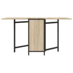 vidaXL Jedálenský stôl 144 x 60 x 75 cm Kompozitné drevo Dub sonoma – Obrázok 5