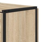 vidaXL Jedálenský stôl 144 x 60 x 75 cm Kompozitné drevo Dub sonoma – Obrázok 8