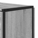 vidaXL Jedálenský stôl 144 x 60 x 75 cm Kompozitné drevo Sivý Sonoma – Obrázok 8