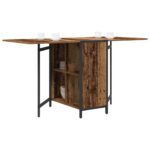 vidaXL Jedálenský stôl 144 x 60 x 75 cm Kompozitné drevo Staré drevo – Obrázok 3
