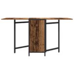 vidaXL Jedálenský stôl 144 x 60 x 75 cm Kompozitné drevo Staré drevo – Obrázok 5