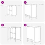 vidaXL Jedálenský stôl 144 x 60 x 75 cm Kompozitné drevo Staré drevo – Obrázok 9