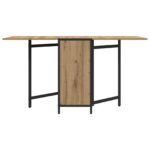 vidaXL Jedálenský stôl 144 x 60 x 75 cm Kompozitné drevo Dub artisan – Obrázok 5