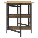 vidaXL Jedálenský stôl 144 x 60 x 75 cm Kompozitné drevo Dub artisan – Obrázok 6