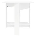 vidaXL Jedálenský stôl 138 x 70 x 73,5 cm Kompozitné drevo Biela – Obrázok 6