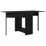 vidaXL Jedálenský stôl 138 x 70 x 73,5 cm Kompozitné drevo Čierny dub – Obrázok 2