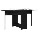 vidaXL Jedálenský stôl 138 x 70 x 73,5 cm Kompozitné drevo Čierny dub – Obrázok 3