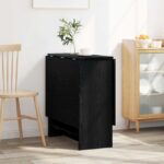 vidaXL Jedálenský stôl 138 x 70 x 73,5 cm Kompozitné drevo Čierny dub – Obrázok 4
