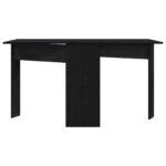 vidaXL Jedálenský stôl 138 x 70 x 73,5 cm Kompozitné drevo Čierny dub – Obrázok 5