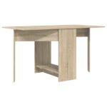 vidaXL Jedálenský stôl 138 x 70 x 73,5 cm Kompozitné drevo Dub sonoma – Obrázok 2