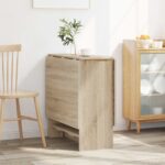 vidaXL Jedálenský stôl 138 x 70 x 73,5 cm Kompozitné drevo Dub sonoma – Obrázok 4