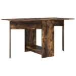 vidaXL Jedálenský stôl 138 x 70 x 73,5 cm Kompozitné drevo Dymový dub – Obrázok 7