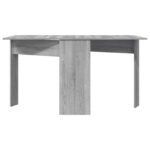vidaXL Jedálenský stôl 138 x 70 x 73,5 cm Kompozitné drevo Sivý Sonoma – Obrázok 5