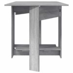 vidaXL Jedálenský stôl 138 x 70 x 73,5 cm Kompozitné drevo Sivý Sonoma – Obrázok 6