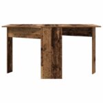 vidaXL Jedálenský stôl 138 x 70 x 73,5 cm Kompozitné drevo Staré drevo – Obrázok 5