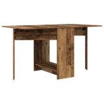 vidaXL Jedálenský stôl 138 x 70 x 73,5 cm Kompozitné drevo Staré drevo – Obrázok 7
