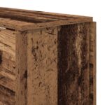 vidaXL Jedálenský stôl 138 x 70 x 73,5 cm Kompozitné drevo Staré drevo – Obrázok 8