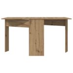 vidaXL Jedálenský stôl 138 x 70 x 73,5 cm Kompozitné drevo Dub artisan – Obrázok 5