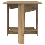 vidaXL Jedálenský stôl 138 x 70 x 73,5 cm Kompozitné drevo Dub artisan – Obrázok 6