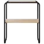 vidaXL Konzolový stôl Dub sonoma 60 x 42,5 x 70 cm Kompozitné drevo – Obrázok 4