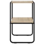 vidaXL Konzolový stôl Dub sonoma 60 x 42,5 x 70 cm Kompozitné drevo – Obrázok 5