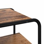 vidaXL Konzolový stôl Staré drevo 60 x 42,5 x 70 cm Kompozitné drevo – Obrázok 6