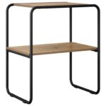 vidaXL Konzolový stôl Dub artisan 60 x 42,5 x 70 cm Kompozitné drevo – Obrázok 2
