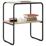 vidaXL Konzolový stôl Dub sonoma 80 x 42,5 x 70 cm Kompozitné drevo – Obrázok 3