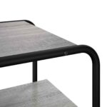 vidaXL Konzolový stôl Sivý Sonoma 60 x 41 x 75 cm Kompozitné drevo – Obrázok 6