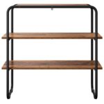 vidaXL Konzolový stôl Staré drevo 60 x 41 x 75 cm Kompozitné drevo – Obrázok 4