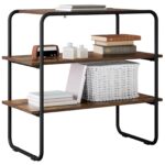 vidaXL Konzolový stôl Dymový dub 80 x 41 x 75 cm Kompozitné drevo – Obrázok 3