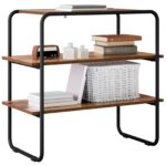 vidaXL Konzolový stôl Staré drevo 80 x 41 x 75 cm Kompozitné drevo – Obrázok 3