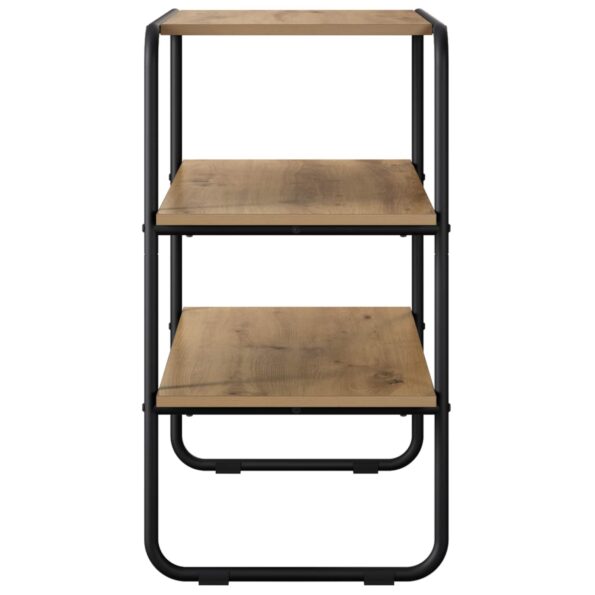 vidaXL Konzolový stôl Dub artisan 80 x 41 x 75 cm Kompozitné drevo – Obrázok 5