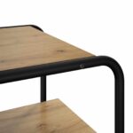 vidaXL Konzolový stôl Dub artisan 80 x 41 x 75 cm Kompozitné drevo – Obrázok 6