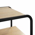 vidaXL Konzolový stôl Dub sonoma 100 x 41 x 75 cm Kompozitné drevo – Obrázok 6