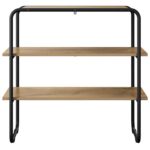 vidaXL Konzolový stôl Dub artisan 100 x 41 x 75 cm Kompozitné drevo – Obrázok 4