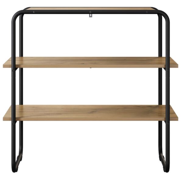 vidaXL Konzolový stôl Dub artisan 100 x 41 x 75 cm Kompozitné drevo – Obrázok 4