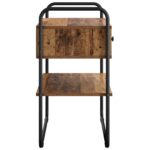 vidaXL Konzolový stôl Staré drevo 100 x 40 x 75 cm Kompozitné drevo – Obrázok 6
