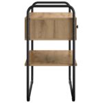 vidaXL Konzolový stôl Dub artisan 100 x 40 x 75 cm Kompozitné drevo – Obrázok 6