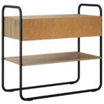 vidaXL Konzolový stôl Dub artisan 100 x 40 x 75 cm Kompozitné drevo – Obrázok 7