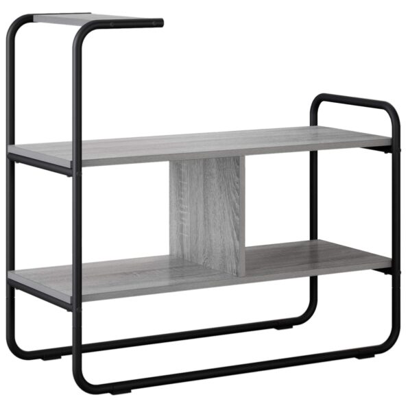 vidaXL Konzolový stôl Sivý Sonoma 80 x 35 x 75 cm Kompozitné drevo – Obrázok 2